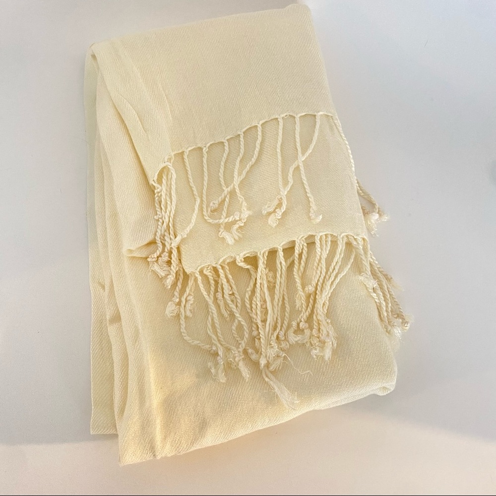 Cream Scarf - Picture 3 of 7